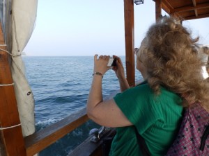 Curly hair gets riotous in the wind